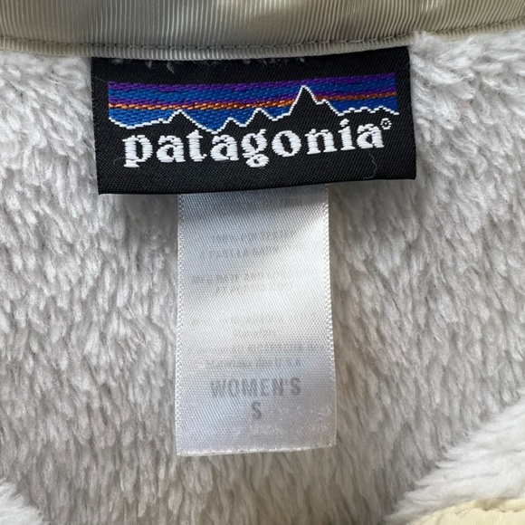 Patagonia Womens Retool Snap T Pullover Sweater Jacket Off White Pocket Sz Small - Picture 3 of 13
